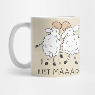 Sheep - wordplay - just married Mug